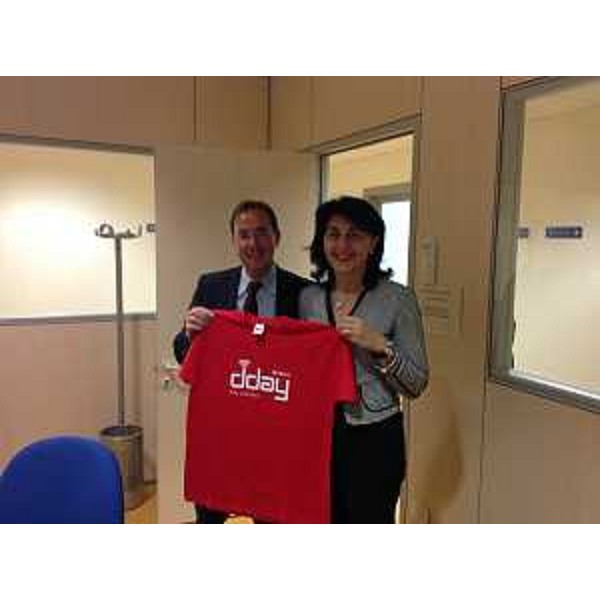Angelo Rughetti (Sottosegretario Semplificazione e Pubblica Amministrazione) e Mariagrazia Santoro (Assessore regionale Infrastrutture) all'inaugurazione dell'app per firma digitale OTPfvg (OTP: One Time Password) - Udine 05/05/2014