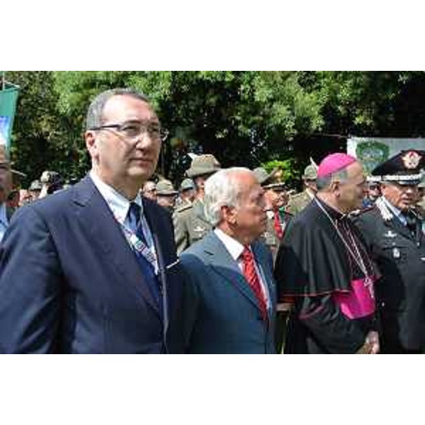 Sergio Bolzonello (Vicepresidente Regione FVG) all'inaugurazione della Cittadella degli Alpini in parco Galvani - Pordenone 09/05/2014
