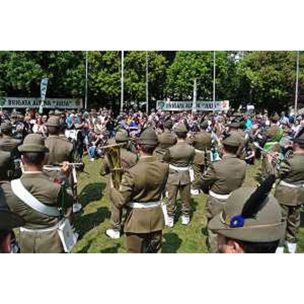Inaugurazione della Cittadella dell'ottantasettesima Adunata nazionale degli Alpini, in parco Galvani - Pordenone 09/05/2014