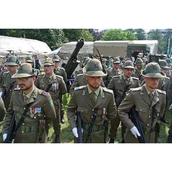 Inaugurazione della Cittadella dell'ottantasettesima Adunata nazionale degli Alpini, in parco Galvani - Pordenone 09/05/2014