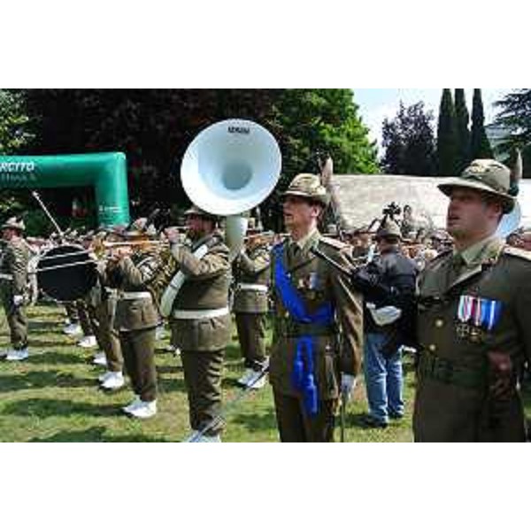 Inaugurazione della Cittadella dell'ottantasettesima Adunata nazionale degli Alpini, in parco Galvani - Pordenone 09/05/2014