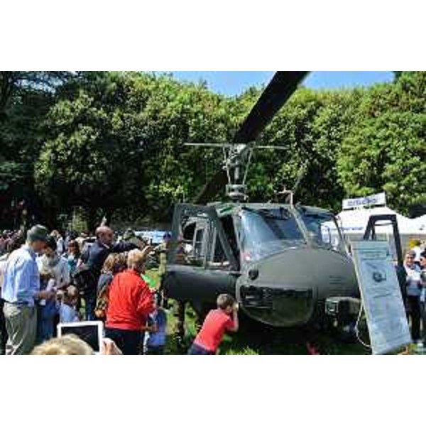 Allestimenti d'arma nella Cittadella dell'ottantasettesima Adunata nazionale degli Alpini, in parco Galvani - Pordenone 09/05/2014