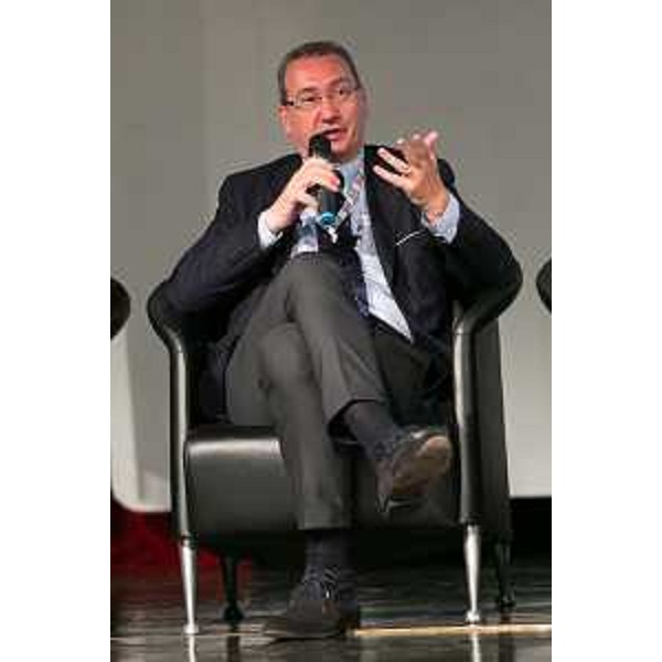 Ottantasettesima Adunata nazionale degli Alpini. Sergio Bolzonello (Vicepresidente Regione FVG) all'incontro tra Penne Nere, città e istituzioni all'Auditorium Concordia - Pordenone 10/05/2014