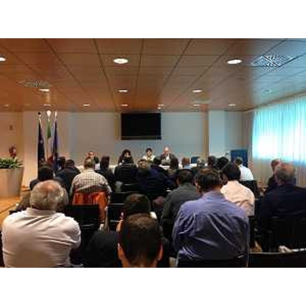 Mariagrazia Santoro (Assessore regionale Infrastrutture e Mobilità) incontra i rappresentanti delle sigle sindacali del trasporto ferroviario per informare della prossima pubblicazione del Bando per l'affidamento del servizio di trasporto ferroviario regionale - Udine 16/05/2014