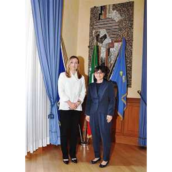 Ana Hrustanovic (Ambasciatore Repubblica di Serbia a Roma) e Debora Serracchiani (Presidente Regione Friuli Venezia Giulia) - Roma 20/05/2014