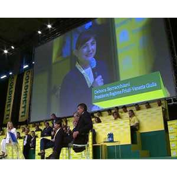 Debora Serracchiani (Presidente Regione Friuli Venezia Giulia) interviene al convegno "L'Europa nel piatto degli italiani" promosso da Coldiretti - Milano 21/05/2014