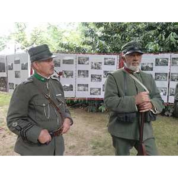 Figuranti all'esposizione dedicata al "Fronte italiano" alla Borsa europea del Turismo della Grande Guerra - Gorizia 23/05/2014