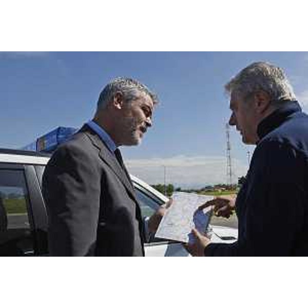 Paolo Panontin e Guglielmo Berlasso (Assessore e direttore Protezione civile FVG) - Palmanova 29/05/2014