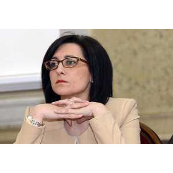 Sara Vito (Assessore Ambiente ed Energia) durante la conferenza stampa su "Un anno di attività" della Giunta regionale del FVG a presidenza Serracchiani - Trieste 30/05/2014