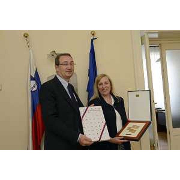 Sergio Bolzonello (Vicepresidente e assessore Attività produttive Regione Friuli Venezia Giulia) e Ingrid Sergas (Console generale di Slovenia a Trieste) - Trieste 30/05/2014