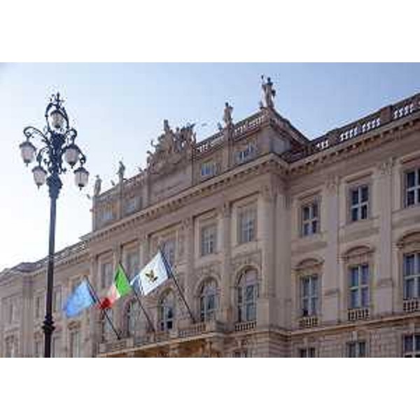 Il palazzo sede della Presidenza della Giunta regionale del Friuli Venezia Giulia, in piazza Unità d'Italia - Trieste 03/06/2014