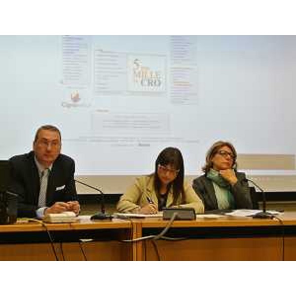 Sergio Bolzonello (Vicepresidente FVG e assessore Attività produttive), Debora Serracchiani (Presidente Regione Friuli Venezia Giulia) e Maria Sandra Telesca (Assessore regionale Salute) al CRO-Centro di Riferimento Oncologico - Aviano (PN) 03/06/2014