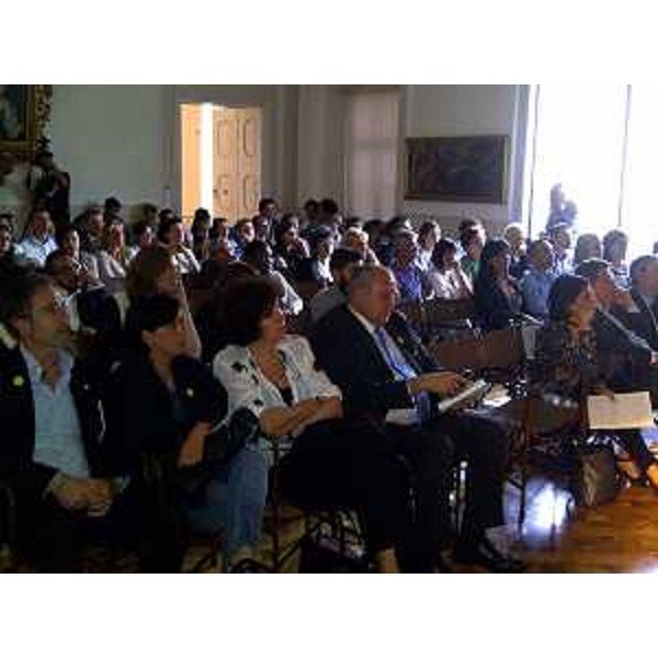 Loredana Panariti (Assessore regionale Lavoro, Formazione professionale e Politiche giovanili) all'illustrazione dei risultati provinciali di "FVG Labor - Laboratori di lavoro giovanile - Per una nuova cultura d'impresa" - Gorizia 05/06/2014