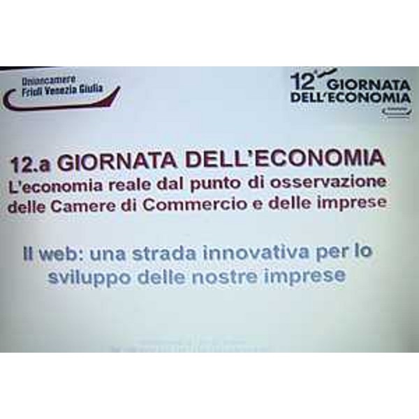 Dodicesima "Giornata dell'economia", in Sala Valduga della Camera di Commercio - Udine 06/06/2014