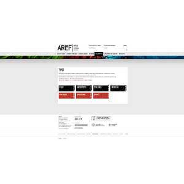 Schermata del rinnovato sito dell'ARLeF - Udine 12/06/2014