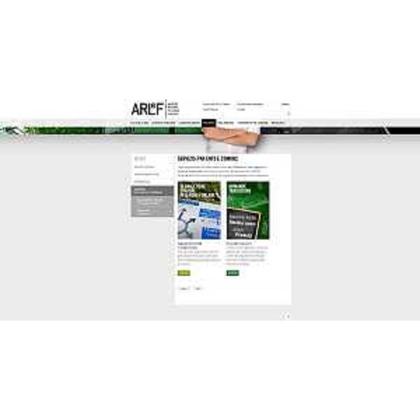 Schermata del rinnovato sito dell'ARLeF - Udine 12/06/2014