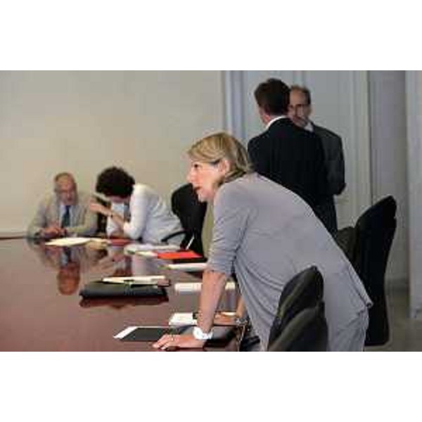 Maria Sandra Telesca (Assessore regionale Salute, Integrazione socio-sanitaria, Politiche sociali e Famiglia) durante la riunione della Giunta regionale del Friuli Venezia Giulia - Trieste 13/06/2014