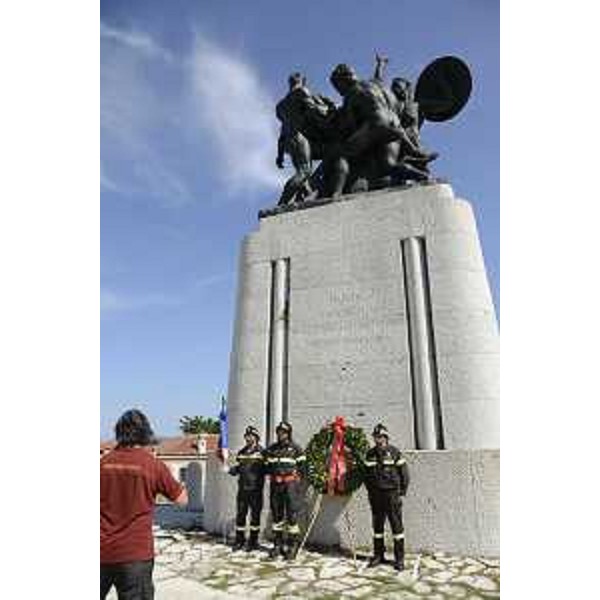 Onori ai Caduti della Grande Guerra sul Colle di San Giusto, in occasione del XXI Raduno nazionale dei Vigili del Fuoco - Trieste 13/06/2014
