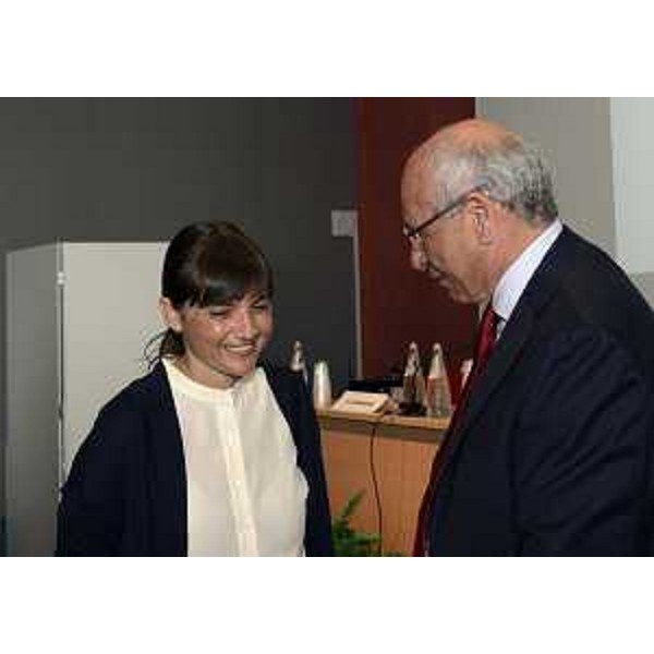 Debora Serracchiani (Presidente Regione Friuli Venezia Giulia) e Michele Pappalardo (Presidente Federagenti) - Trieste 20/06/2014