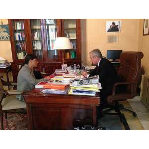 Debora Serracchiani (Presidente Regione Friuli Venezia Giulia) e Gianclaudio Bressa (Sottosegretario PCM-Dipartimento Affari regionali, Autonomie, Sport) - Roma 25/06/2014