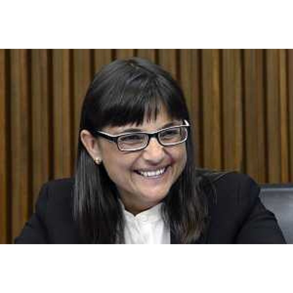 Debora Serracchiani (Presidente Regione Friuli Venezia Giulia) nell'Aula del Consiglio regionale - Trieste 26/06/2014