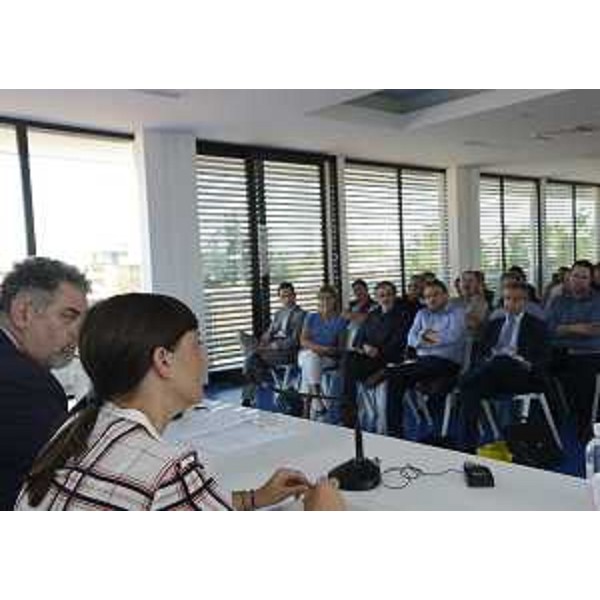 Debora Serracchiani (Presidente Regione Friuli Venezia Giulia) al convegno organizzato dalla FLC-Federazione Lavoratori della Conoscenza-CGIL - Udine 27/06/2014