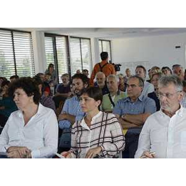 Loredana Panariti (Assessore regionale Lavoro e Formazione), Debora Serracchiani (Presidente Regione Friuli Venezia Giulia) e Franco Belci (Segretario generale CGIL FVG) al convegno organizzato dalla FLC-Federazione Lavoratori della Conoscenza-CGIL - Udine 27/06/2014