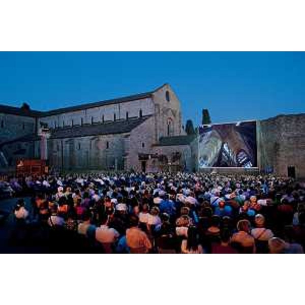 Piazza Capitolo nell'edizione 2013 di Aquileia Film Festival