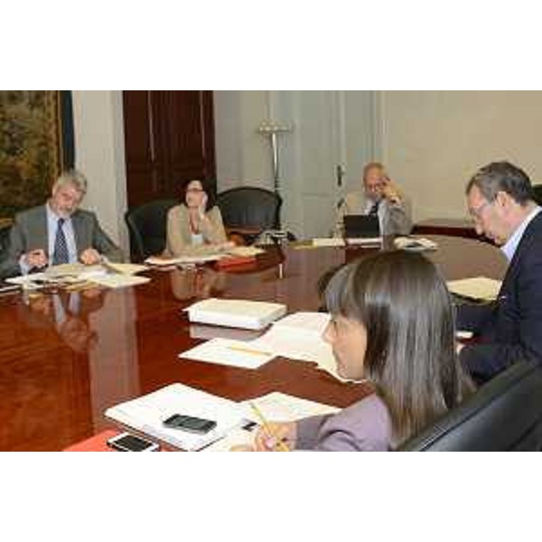 Debora Serracchiani (Presidente Regione Friuli Venezia Giulia) presiede la riunione della Giunta regionale del FVG - Trieste 04/07/2014