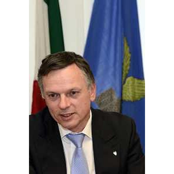 Michael Thamm (Amministratore delegato Costa Crociere) nella sede della Regione Friuli Venezia Giulia - Trieste 04/07/2014