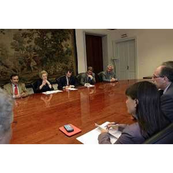 Debora Serracchiani (Presidente Regione Friuli Venezia Giulia) e Gianni Torrenti (Assessore regionale Cultura) incontrano Anna Maria Tarantola (Presidente RAI-Radiotelevisione Italiana) e Luigi Gubitosi (Direttore generale RAI-Radiotelevisione Italiana), nella sede della Regione FVG - Trieste 04/07/2014