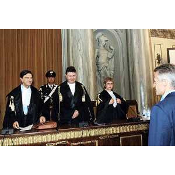 Riccardo Illy (Presidente Regione Friuli Venezia Giulia) alla seduta della Corte dei conti sulla parificazione del bilancio regionale 2006. (Trieste 24/07/07)