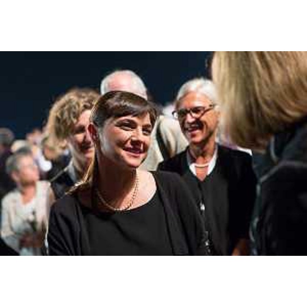 Debora Serracchiani (Presidente Regione Friuli Venezia Giulia) al Concerto in onore dei Caduti di tutte le guerre diretto dal maestro Riccardo Muti - Sacrario Militare di Redipuglia (GO) 06/07/2014