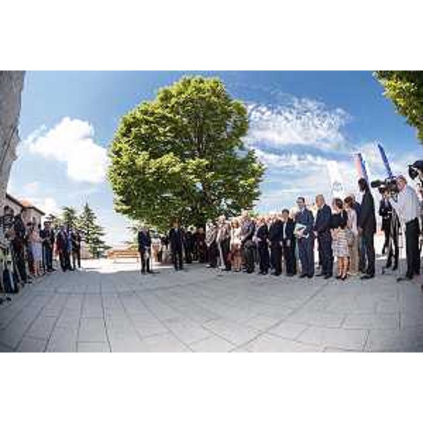 L'incontro tra i Capi di Stato Giorgio Napolitano (Italia) e Borut Pahor (Slovenia) al Santuario del Monte Santo (Sveta Gora) - 07/07/2014