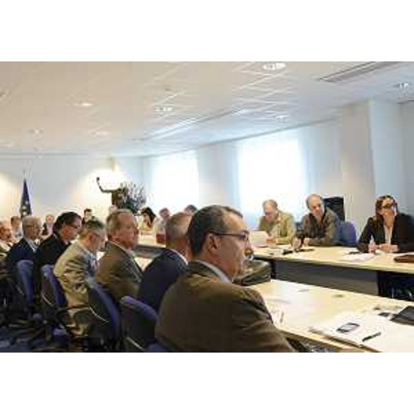 Sergio Bolzonello (Vicepresidente FVG e assessore regionale Attività produttive) al Tavolo di concertazione, con categorie e parti sociali, per illustrare il Piano di sviluppo industriale del Friuli Venezia Giulia - Udine 10/07/2014