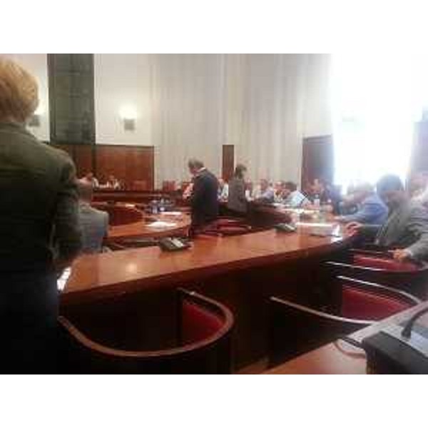 Debora Serracchiani (Presidente Regione Friuli Venezia Giulia) al Tavolo sulla crisi dell'Ideal Standard di Orcenico di Zoppola (PN), con la proprietà e le parti sociali, al MiSE-Ministero dello Sviluppo Economico - Roma 10/07/2014