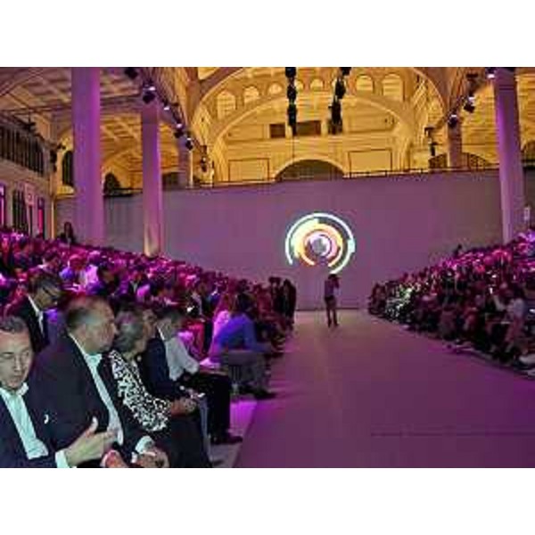 Sergio Bolzonello (Vicepresidente FVG e Assessore regionale Attività produttive) e Roberto Cosolini (sindaco Trieste) alla serata finale di Its–International Talent Support 2014 – Trieste 13/07/2014
