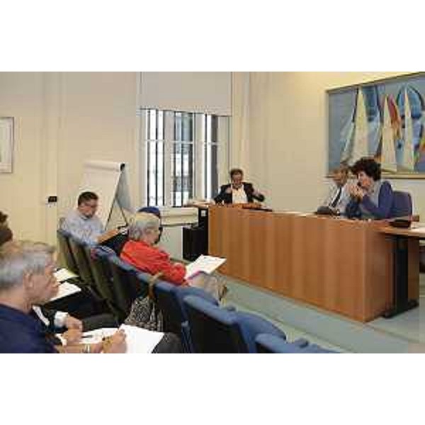 Loredana Panariti (Assessore regionale Lavoro, Formazione, Ricerca) al Tavolo regionale di Concertazione con parti sociali e istituzioni formative - Trieste 31/07/2014