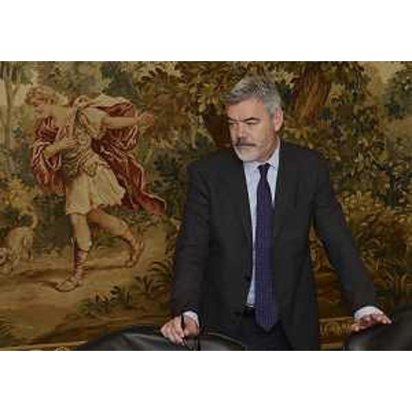 Paolo Panontin (Assessore regionale Funzione pubblica, Autonomie locali, Coordinamento Riforme, Caccia e Risorse ittiche, Protezione civile) durante la riunione della Giunta del FVG - Trieste 01/08/2014