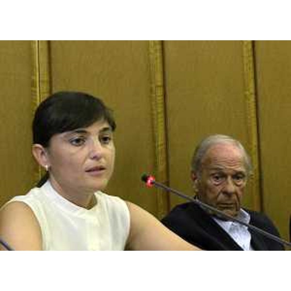 Debora Serracchiani (Presidente Regione Friuli Venezia Giulia) ed Ettore Romoli (Sindaco Gorizia) in Consiglio comunale – Gorizia 11/08/2014