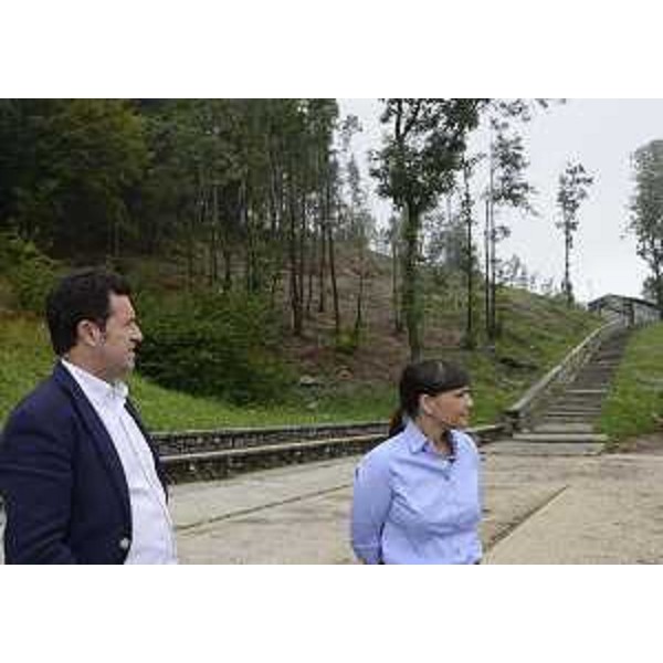 Franco Iacop (Presidente Consiglio regionale) e Debora Serracchiani (Presidente Regione Friuli Venezia Giulia) visitano le zone colpite dal gelicidio dello scorso gennaio - Attimis (UD) 13/08/2014