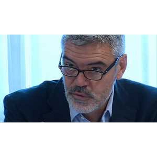 Paolo Panontin (Assessore regionale Protezione civile) alla riunione per fare il punto sui danni provocati dal recente maltempo - Udine 18/08/2014