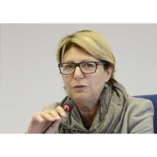 Maria Sandra Telesca (Assessore regionale Salute) durante l'incontro con la Consulta regionale della Sanità - Udine 08/09/2014