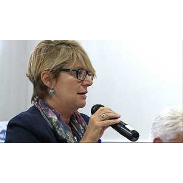 Maria Sandra Telesca (Assessore regionale Salute) nell'incontro sul nuovo Ospedale di Pordenone, in Municipio - Pordenone 10/09/2014