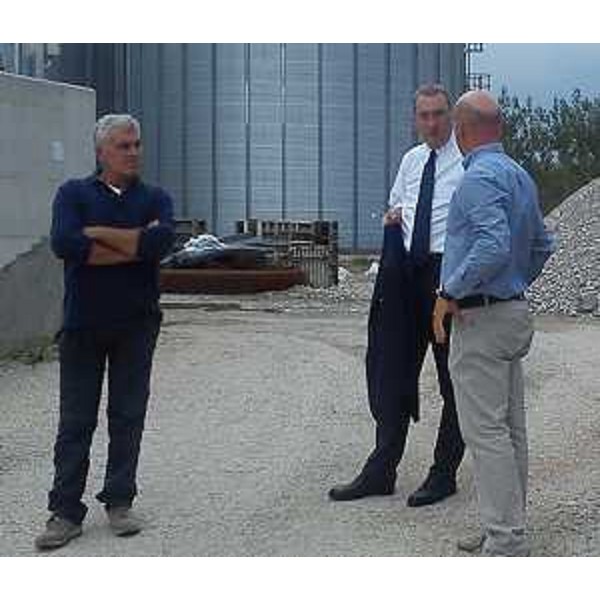 Sergio Bolzonello (Vicepresidente Regione FVG e assessore regionale Attività produttive) visita l'Essicatoio cooperativo Torricella - San Vito al Tagliamento 11/09/2014