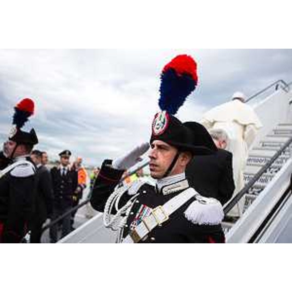 Papa Francesco in partenza dall'Aeroporto FVG - Ronchi dei Legionari 13/09/2014