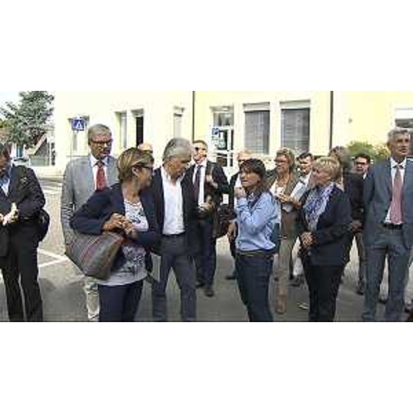 Maria Sandra Telesca (Assessore regionale Salute) e Debora Serracchiani (Presidente Regione Friuli Venezia Giulia) nel corso della visita all'Ospedale - Sacile 15/09/2014