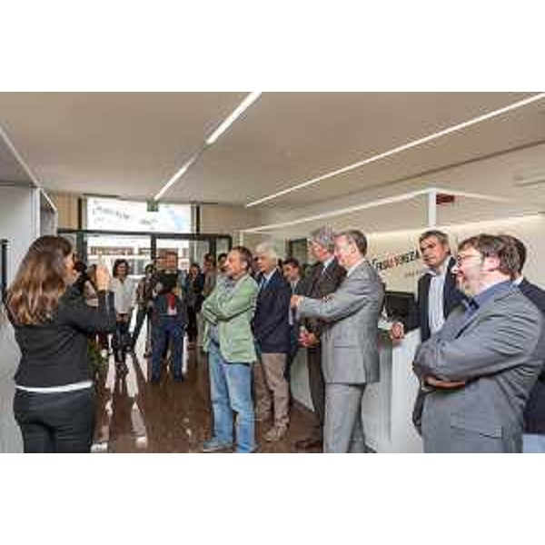 Sergio Bolzonello (Vicepresidente Regione FVG e assessore regionale Attività produttive) alla presentazione del nuovo Infopoint di TurismoFVG, nel Palazzo Badini - Pordenone 16/09/2014