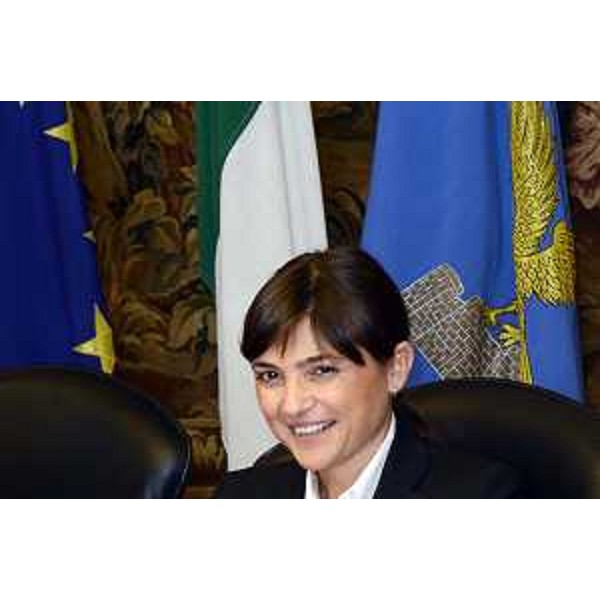 Debora Serracchiani, presidente della Regione autonoma Friuli Venezia Giulia, nella sede della Regione - Trieste 19/09/2014