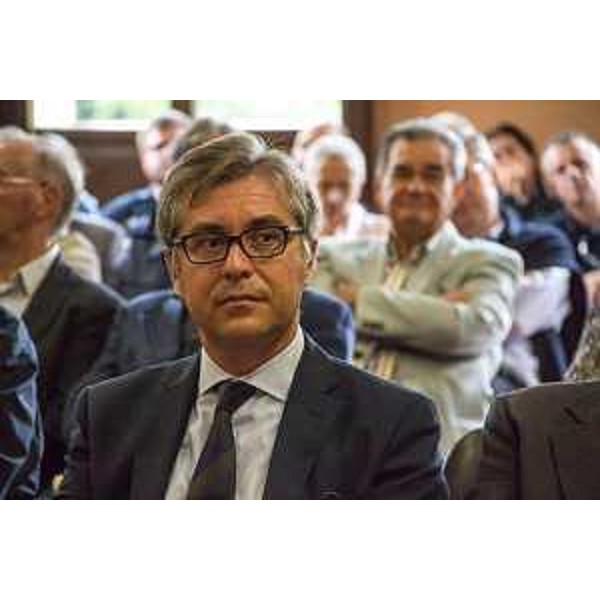 Francesco Peroni (Assessore regionale Finanze, Patrimonio, Coordinamento e Programmazione Politiche economiche e comunitarie) alla manifestazione "CamPioNaria since 1947" (in ricordo della prima edizione della fiera campionaria pordenonese), alle Scuole Gabelli - Pordenone 20/09/2014